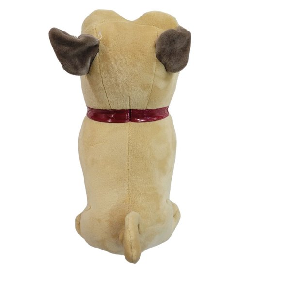 Disney Rolly Plush Puppy Dog Pals Pug 12 Inch Stuffed Animal Toy Tan Brown - Picture 9 of 12